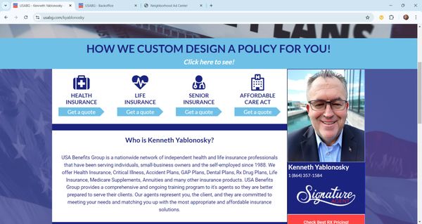 Kenneth Yablonsky- Insurance