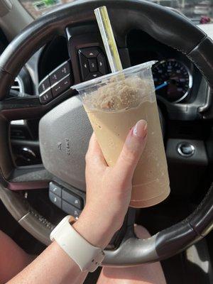 5 years later and it's still my favorite smoothie place. Hazelnut coffee. It's amazing