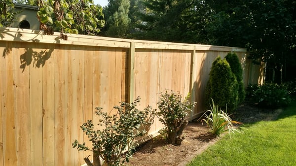 Cedar Picture Frame Fence | Prime Fence Company, LLC