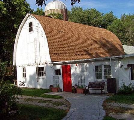 View of the stable