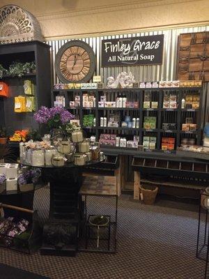 Great selection of all natural soap