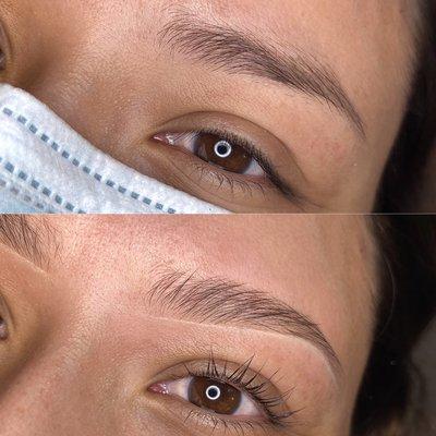 Keratin Lash Infusion & Brow Wax