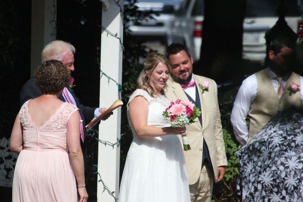 Wedding at the Gazebo in the Garden of the Heard-Craig Center