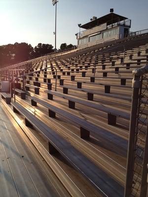 Hope this doesn't kill me running up and down these stadium steps!