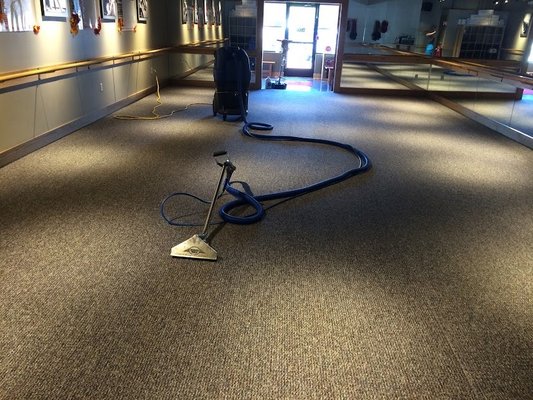 Carpet cleaning yoga studio