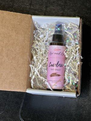 Laceless Tint Spray