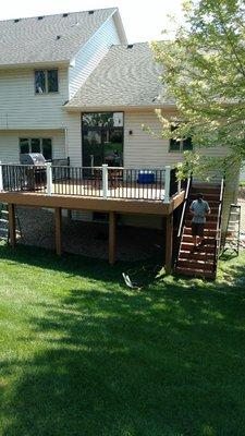 Azak deck and railing