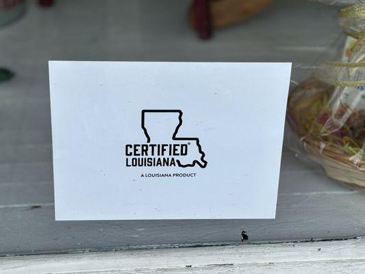 I am now Louisiana Certified