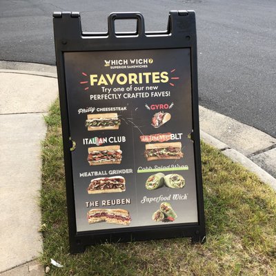 Literal "sandwich board."