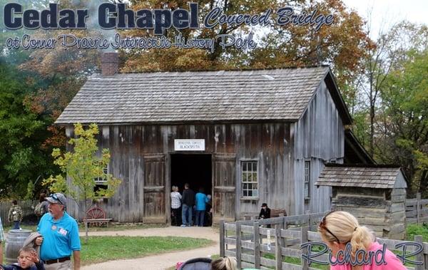 One of the many many history buildings in Conner Prairie Interactive Historic Park.