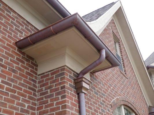 Custom Copper Gutter