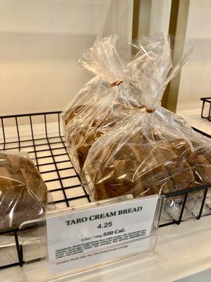 Taro cream bread