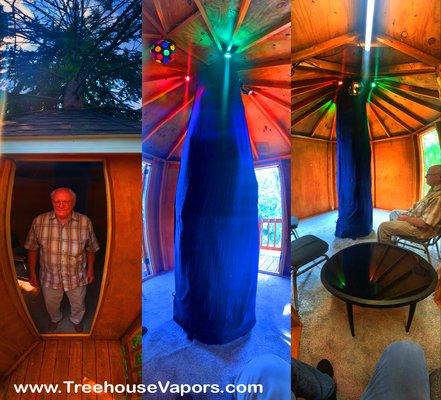 TreeHouse Vapors -Treehouse interior