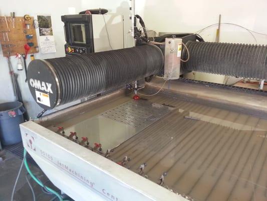 OMAX Water Jet for precision cutting