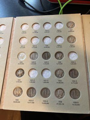 Mercury dimes