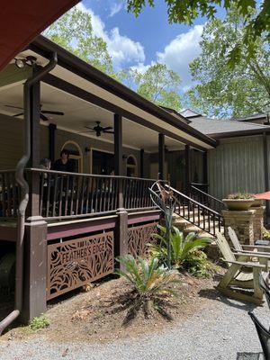 Patio for relaxation and sipping