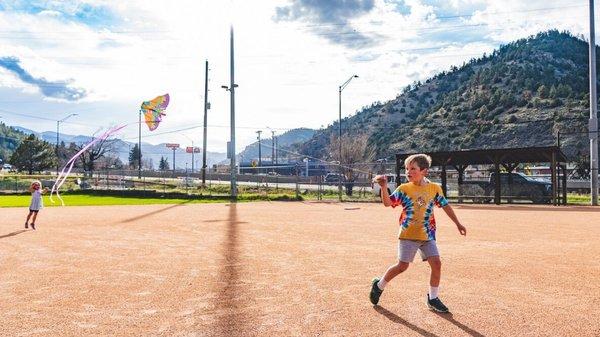 Outdoor fun at the Frozen Fire Rink