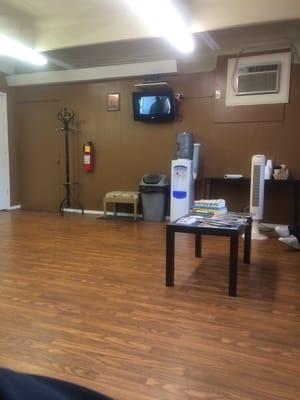 Interior of Barbershop. Clean.