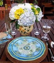 Melamine table top by Le Cadeaux