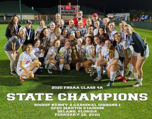 2020 FHSAA 4A Girls Soccer Champions