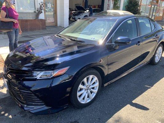 2018 Camry bumper / fender/ headlamp replaced and painted