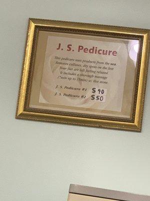 Special pedicure