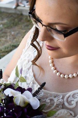 Wedding hair and airbrushed makeup