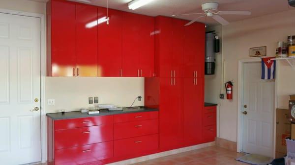 Garage cabinets