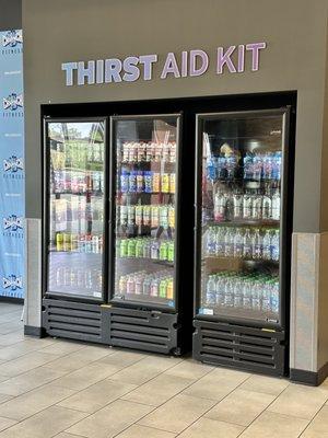 Quench your thirst with a variety of cold drinks