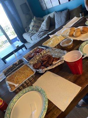 Our Thanksgiving spread