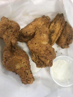 I always get the lemon pepper wings