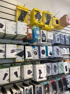 Big selection of accessories