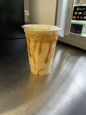 Blended Salted Caramel Cold Brew.