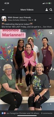 Yay-Marianne!  Congrats on 185!