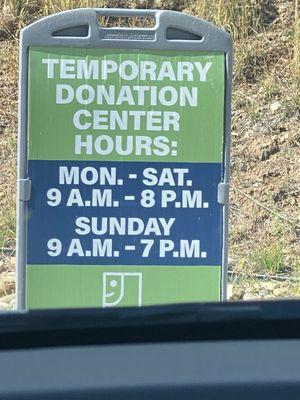 New hours