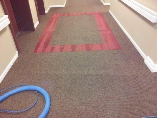 Commercial Hallway Cleaning