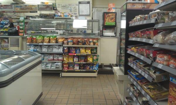 Food section and fast food area