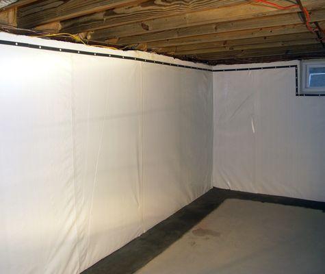 A.M. Shield installs vapor flex vapor  barriers for basements and crawl spaces.