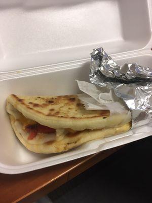 Athenian grilled cheese, takeout