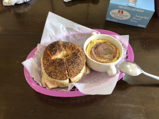 Egg and Cheese Bagel