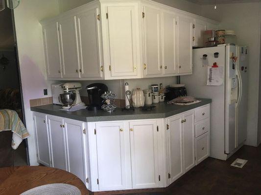 Kitchen cabinets after