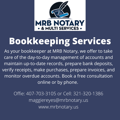 Bookkeepping Services