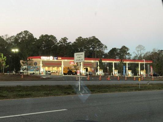 12/23/21-They have been building this new store since 3/2021. Slowest construction job ever. Almost ready to open.