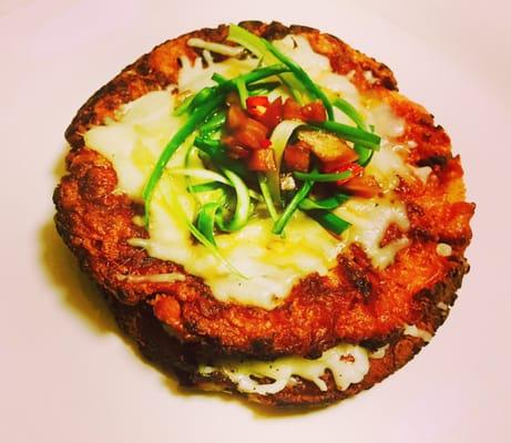 Bacon Cheese Kimchi Pancake