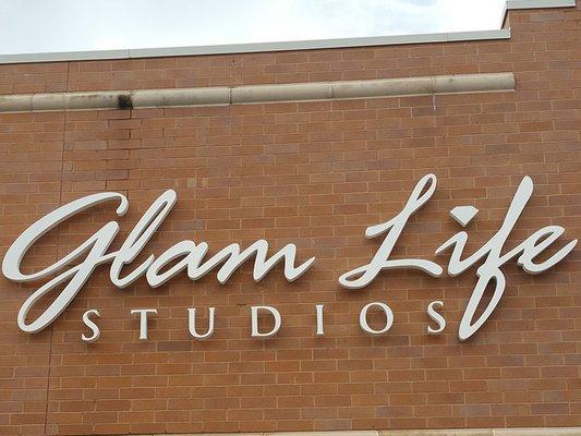 Glam Life Building Sign