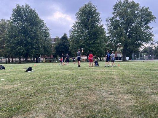 Out door flag football