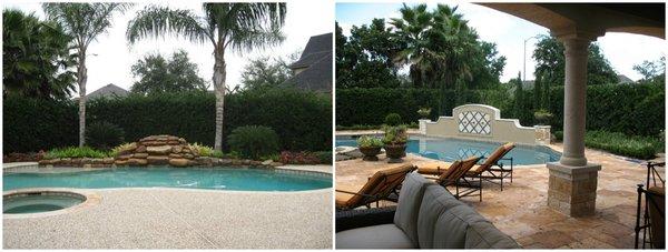 Before & After Pool Redesign