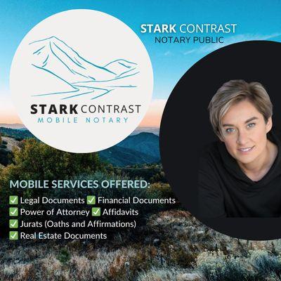 Stark Contrast Mobile Notary