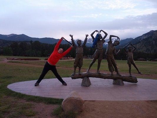 Yoga at the YMCA Gateway National Park on the Summer Solstice