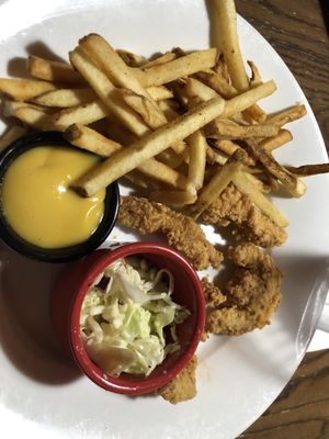 Chicken fingers and fries